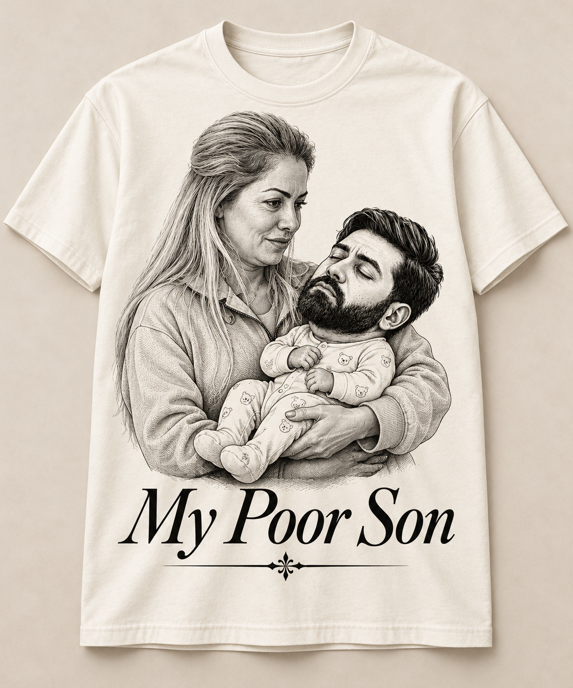 My Poor Son Mama’s Boy graphic T-shirt